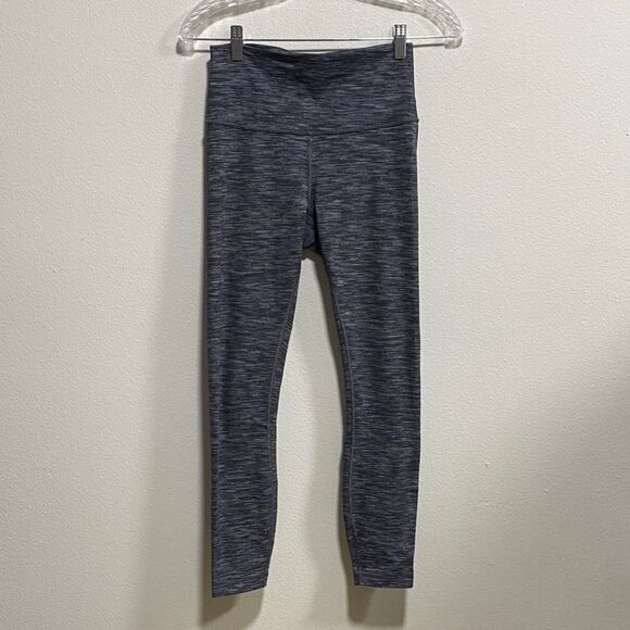 Lululemon Wunder Under High-Rise Tight 25”‎ Luxtreme Size 6 Dark Carbon/Ice Grey - Picture 3 of 14